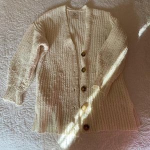 urban outfitters cream cardigan